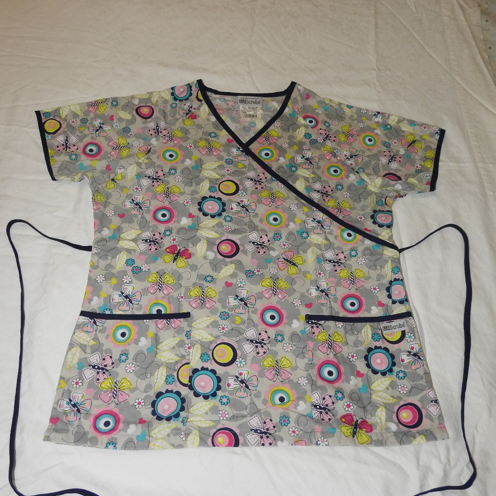 Uniform Advantage Mock Wrap scrub top
